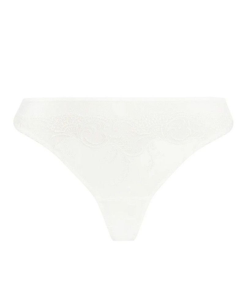 Tanga Lise Charmel Splendeur Soie (Ecru Nacre)