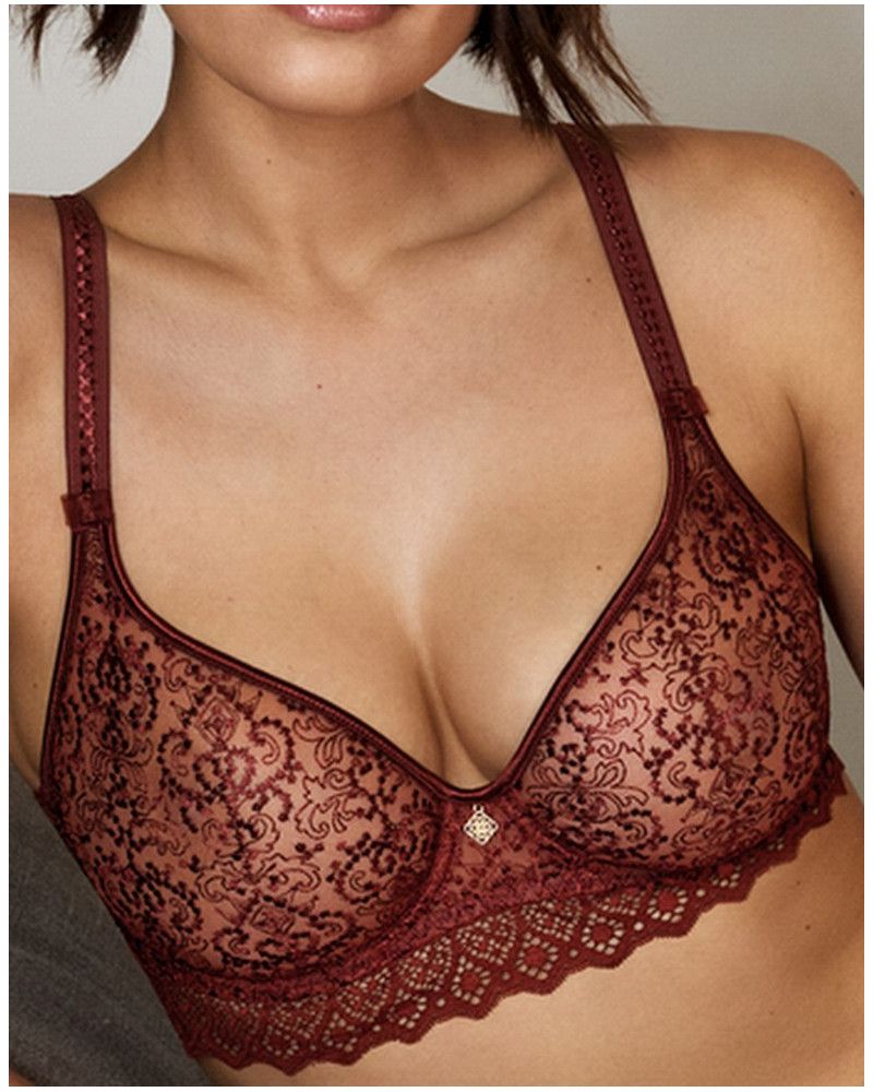 Sujetador plunge moldeado Empreinte Cassiopée (Cuivre Doré)