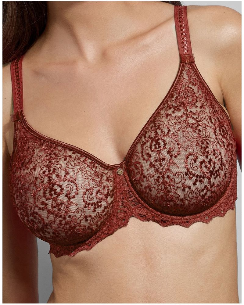 Molded underwired bra Empreinte Cassiopée (Cuivre Doré)