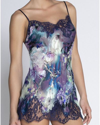 Silk devoured baby doll Lise Charmel Déesse Désirs (Mauve Désir)