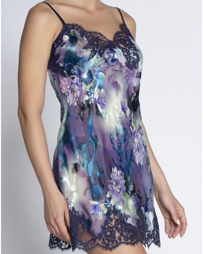 Silk devoured nightdress Lise Charmel Déesse Désirs (Mauve Désir)