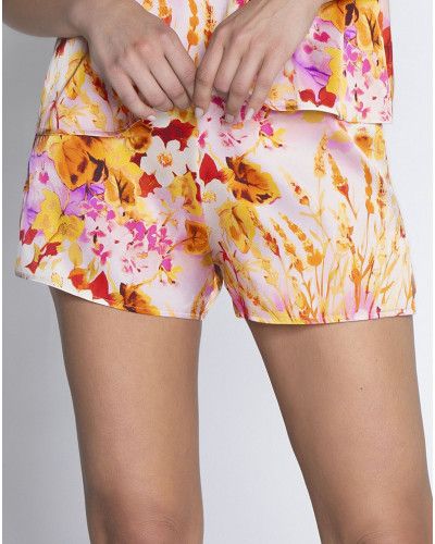Short imprimé en soie Lise Charmel Jardins de Lumière (Bouquet Lumière)