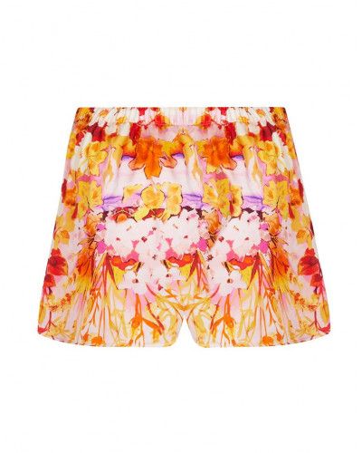 Silk printed short Lise Charmel Jardins de Lumière (Bouquet Lumière)