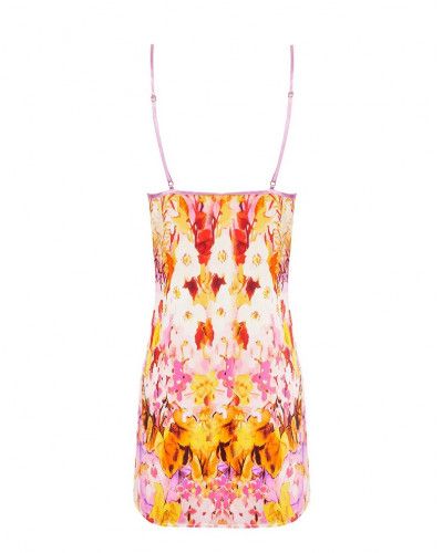 Silk printed nightdress Lise Charmel Jardins de Lumière (Bouquet Lumière)