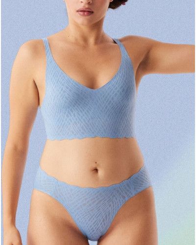 Bralette Sloggi Zero Feel Bliss (Azura Blue)