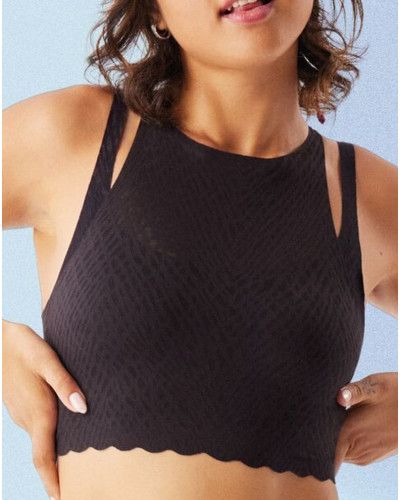 Top corto Sloggi Zero Feel Bliss (Negro)