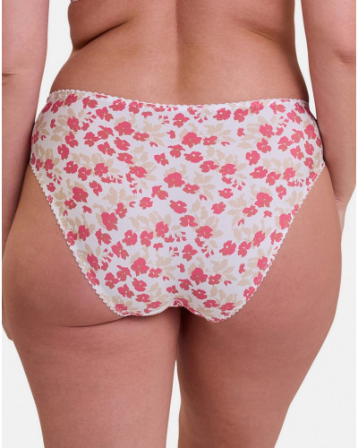Calzoncillo Sans Complexe Amélie Print (Imprimé Floral Blanc et rouge)
