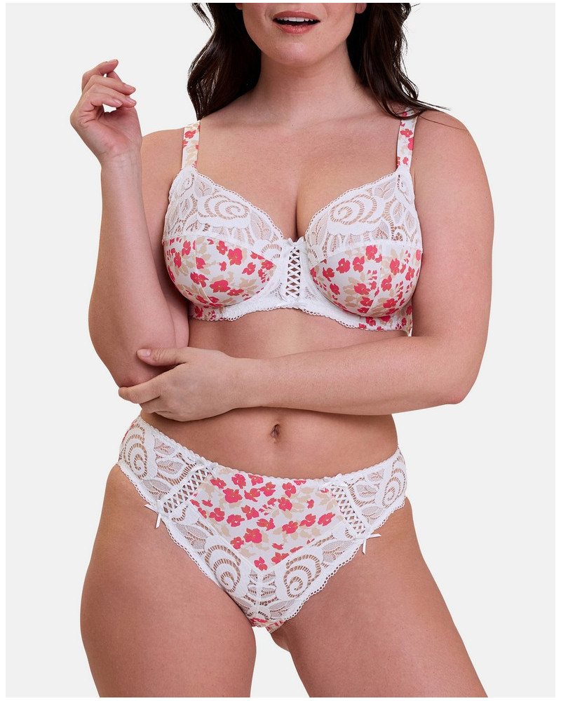 Sans Complexe Amelie - 3 Slip Donna In Pizzo E Cotone - Morbidi E Comfortevoli - 2