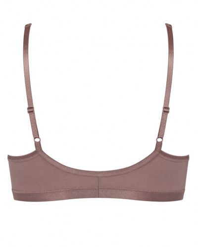 Soutien-gorge sans armature coton Sloggi Romance (Cacao)