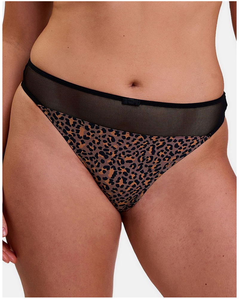 Tanga Sans Complexe Léna (Imprimé léopard)