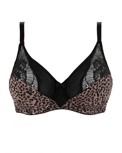 Sans Complexe Léna classic underwired bra (Imprimé léopard)