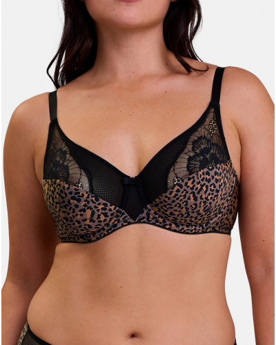 Soutien-gorge armatures classique Sans Complexe Léna (Imprimé léopard)