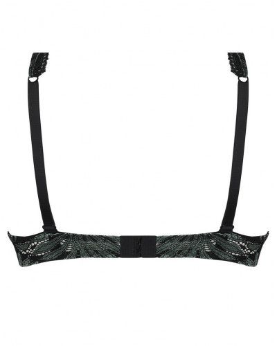 Half-foam plunge bra Antigel Jungle du Soir (Vert Minuit)