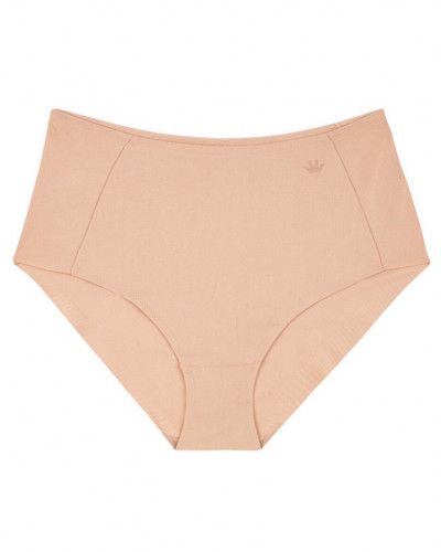 Extra high-waisted panties Triumph Becca Extra High+Cotton (Neutral Beige)
