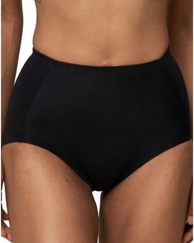Extra high-waisted panties Triumph Becca Extra High+Cotton (Black)