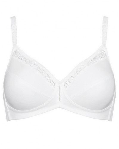Wireless bra Triumph Cotton Beauty (White)
