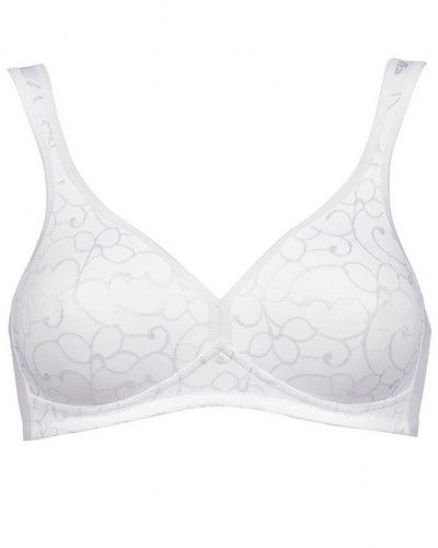 Wireless bra Triumph Elegant Cotton (White)