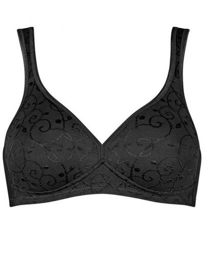 Wireless bra Triumph Elegant Cotton (Black)
