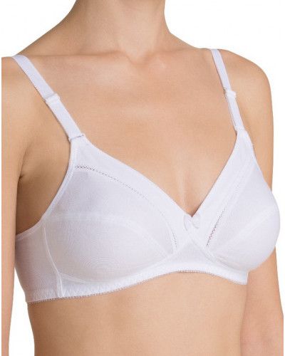 Sujetador sin aros Triumph Cotton Classic (Blanco)