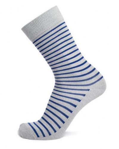 Men wool socks Maison Broussaud Marinière (Gris)