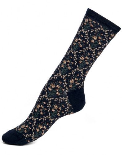 Women cotton socks Maison Broussaud Marie-Antoinette (Marine)
