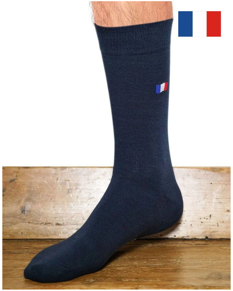 Calcetines de hombre Maison Broussaud Permanent Drapeau (Marine)