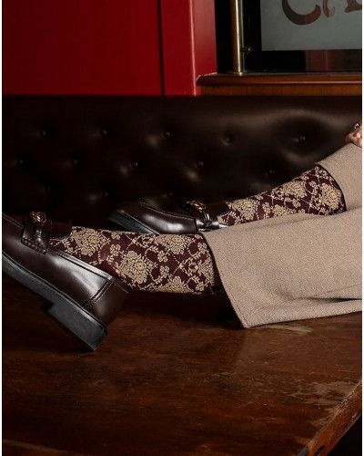 Chaussettes femme en coton Maison Broussaud Baroque Trianon (Bordeaux)