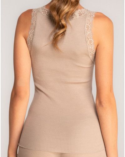 Tank Top wool and silk Oscalito 3410 (Beige)