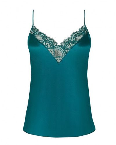 Camisole de seda Lise Charmel Sublime en Dentelle (Vert Princesse)