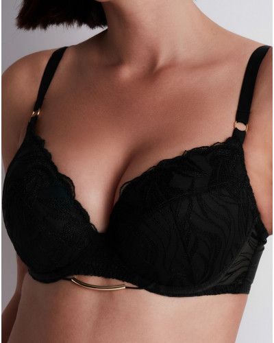 Soutien-gorge plunge coussinet Aubade Into The Groove (Noir)