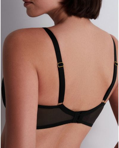 Underwired triangle bra Aubade Into The Groove (Black)