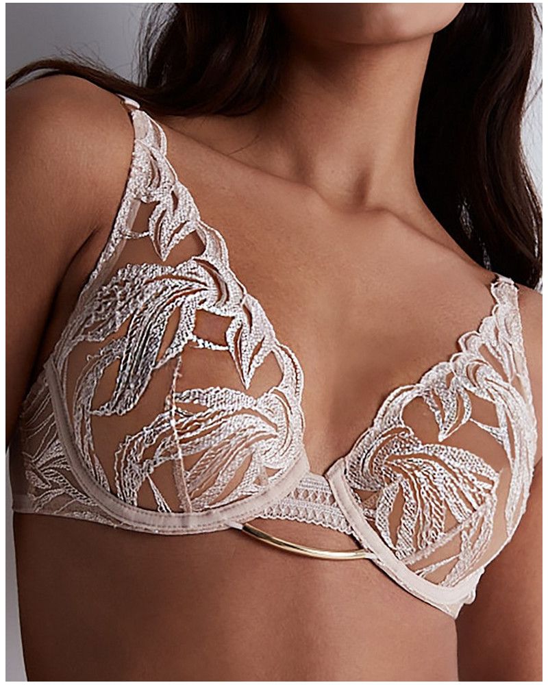 Sujetador triángulo con aros Aubade Into The Groove (Sandstone)