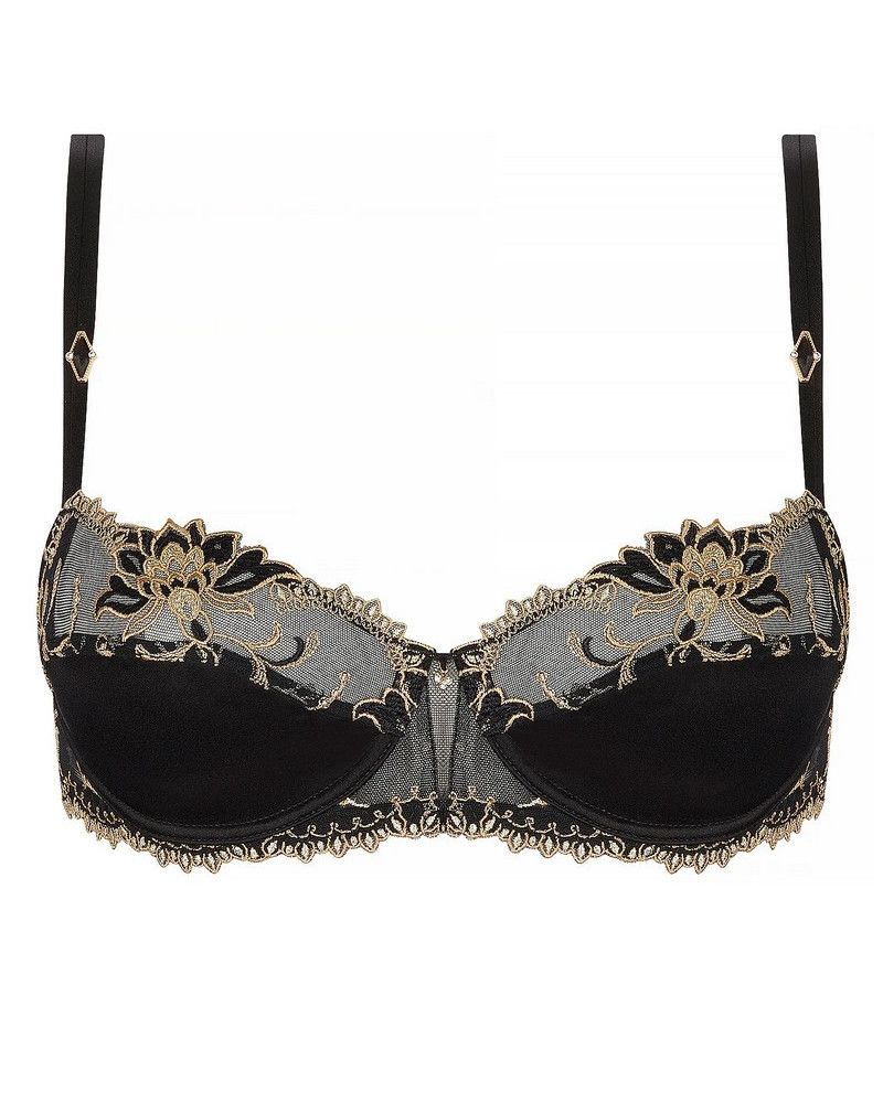 Demi silk bra Lise Charmel Éblouissante Icone  (Or Nuit)
