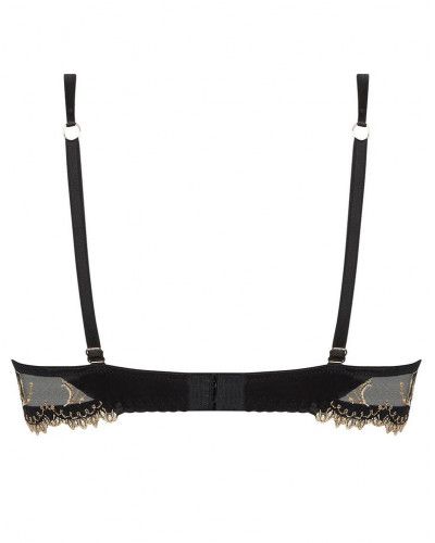 Soutien-gorge corbeille en soie Lise Charmel Éblouissante Icone (Or nuit)