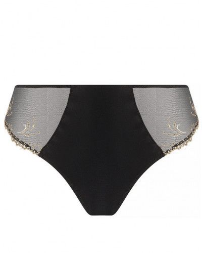 Fancy silk briefs Lise Charmel Eblouissante Icone (Or nuit)