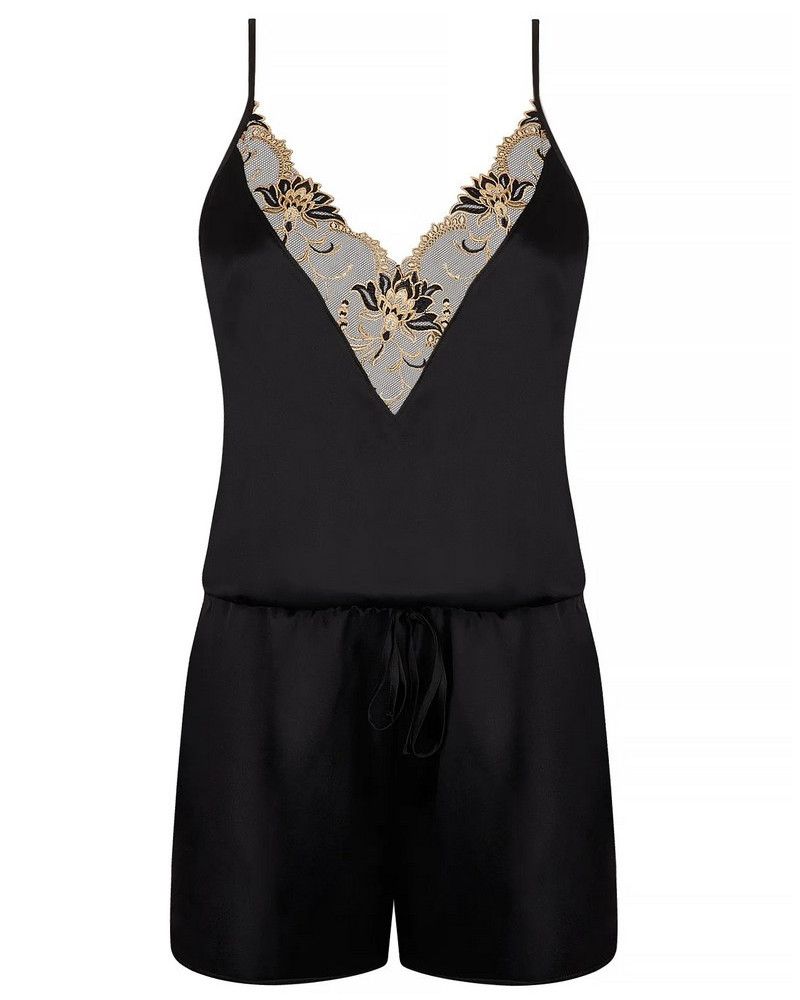 Lise Charmel Eblouissante Icone silk jumpsuit (Or nuit)