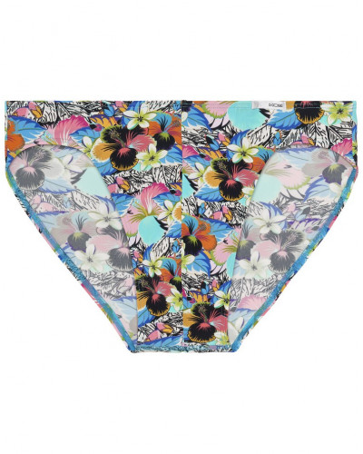 Calzoncillo micro en microfibra Hom Funky Styles (Imprimé orange)