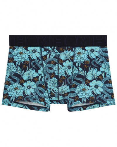 Boxer HO1 en microfibre HOM Funky Styles (Imprimé bleu)