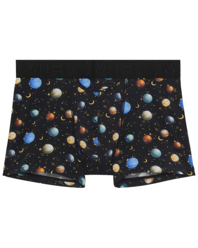 Boxer HO1 en microfibre HOM Funky Styles (Imprimé noir)