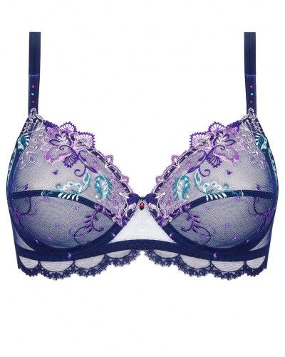 Underwired bra Lise Charmel Déesse Désirs (Mauve Désir)