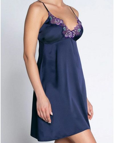 Silk seduction nightdress Lise Charmel Déesse Désirs (Mauve Désir)