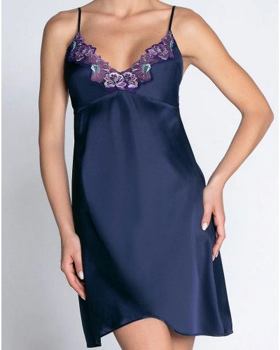 Camisón seducción de seda Lise Charmel Déesse Désirs (Mauve Désir)