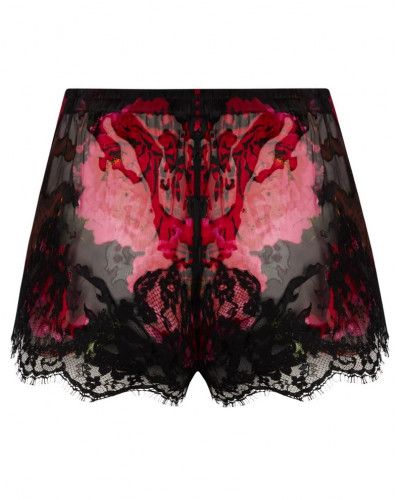 Silk devoured short Lise Charmel Floraison Passion (Safran Rose)