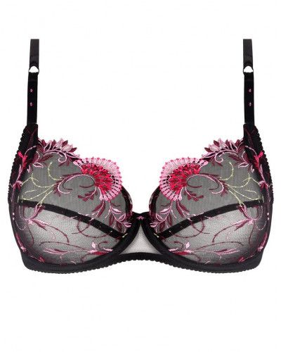 Sujetador bienestar con aros Lise Charmel Floraison Passion (Safran Rose)