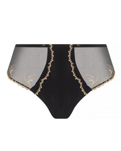 Silk high waist brief Lise Charmel Eblouissante Icone (Or Nuit)