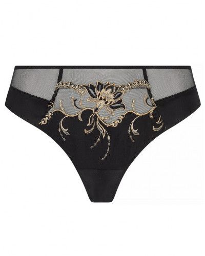 Silk seduction brief Lise Charmel Eblouissante Icone (Or Nuit)