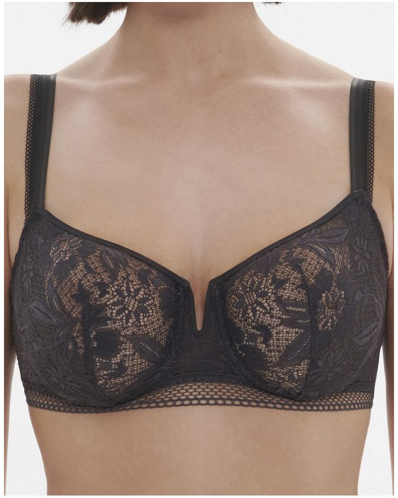 Demi bra Simone Pérèle Vertige (Anthracite)