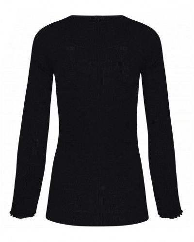 Wool and silk wellness t-shirt Lise Charmel Eblouissante Icone (Or Nuit)