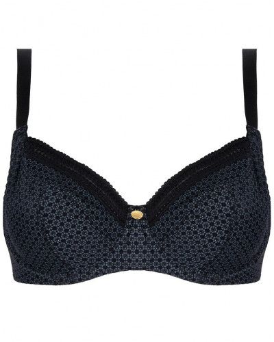 Soutien-gorge corbeille bien-être Antigel Daily Paillette (Noir Paillette)