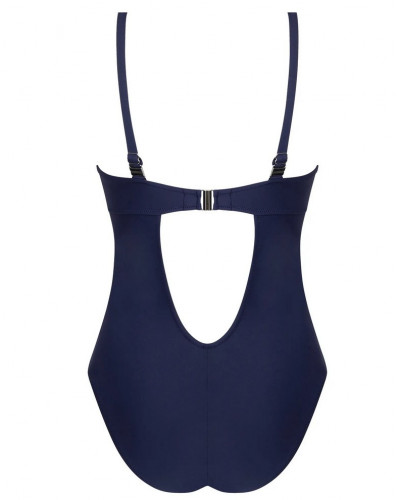 Maillot de bain une pièce coque triangle Antigel La Chiquissima (Mer Marine)